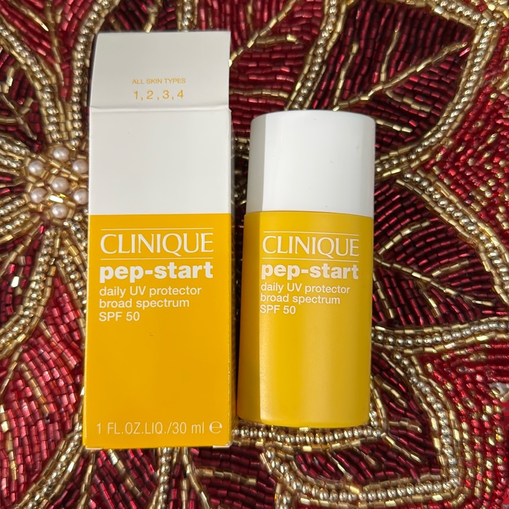 Clinique pep-start spf 50